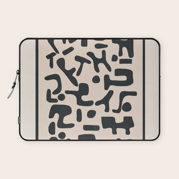 Organic Contemporary Modern Shapes 05 Laptop Sleeve Gallery Image 1