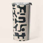 Organic Contemporary Modern Shapes 05 Travel Mug Gallery Image 2