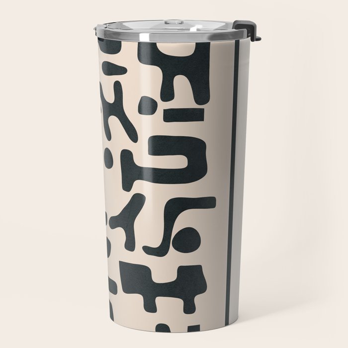 Organic Contemporary Modern Shapes 05 Travel Mug Gallery Image 2
