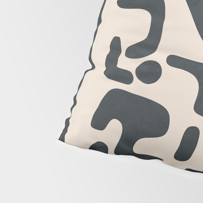 Organic Contemporary Modern Shapes 05 Pillow Sham Gallery Image 4