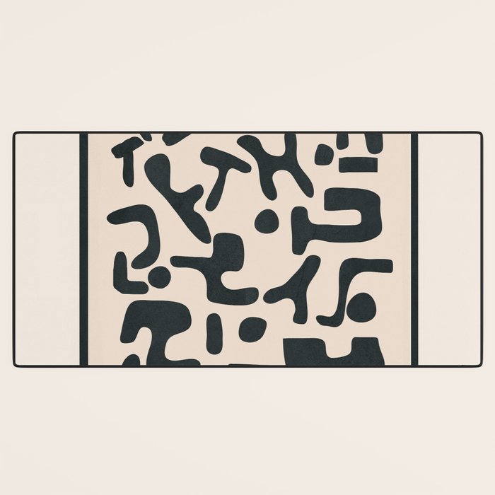 Organic Contemporary Modern Shapes 05 Desk Mat Gallery Image 3