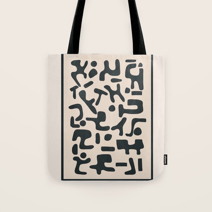 Organic Contemporary Modern Shapes 05 Tote Bag Gallery Image 1