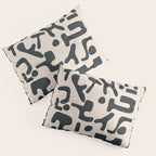 Organic Contemporary Modern Shapes 05 Pillow Sham Gallery Image 3