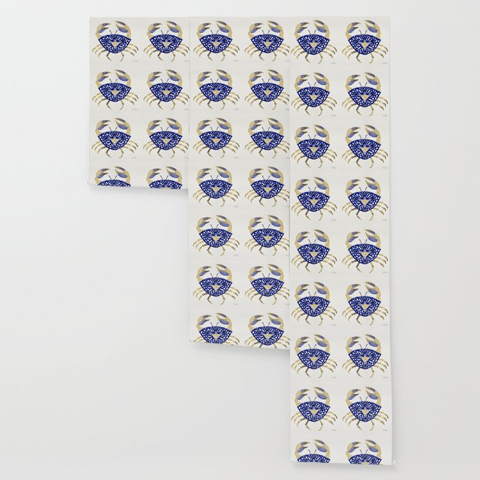Crab - Navy & Gold Wallpaper Gallery Image 3