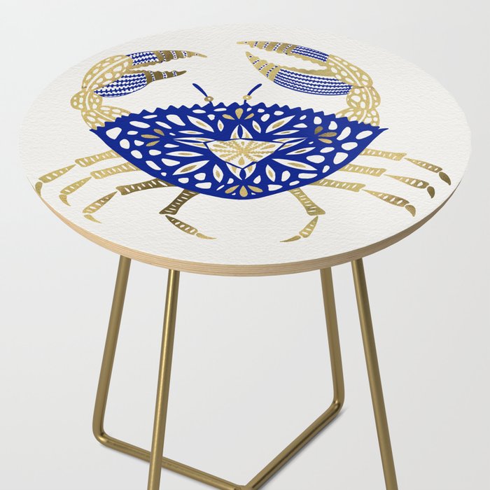 Crab - Navy & Gold Side Table Gallery Image 2