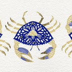 Crab - Navy & Gold Coffee Mug Gallery Image 2