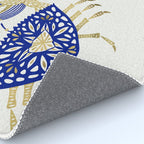 Crab - Navy & Gold Rug Gallery Image 4