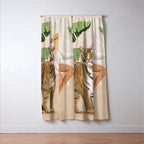 The Lady and the Tiger Window Curtain Gallery Image 3