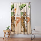 The Lady and the Tiger Window Curtain Gallery Image 5