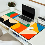 Happy Geometry Desk Mat Gallery Image 2