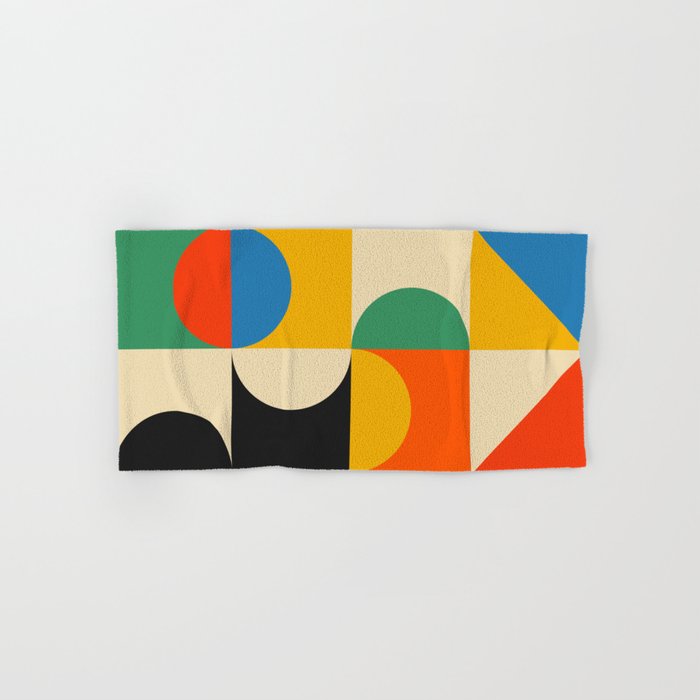 Happy Geometry Bath Towel Gallery Image 1