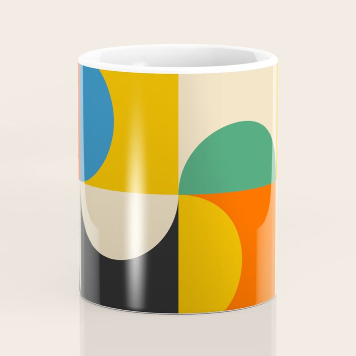 Happy Geometry Coffee Mug Gallery Image 4