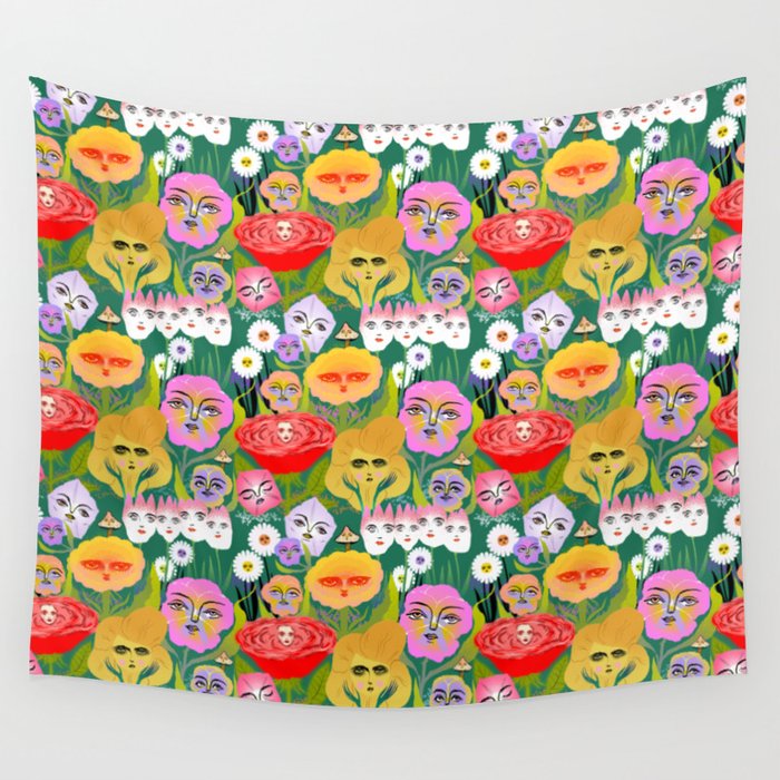 flower garden Wall Tapestry Gallery Image 4