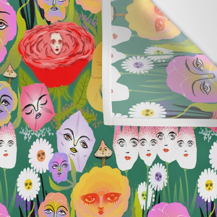 flower garden Wall Tapestry Gallery Image 3