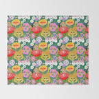 flower garden Throw Blanket Gallery Image 2