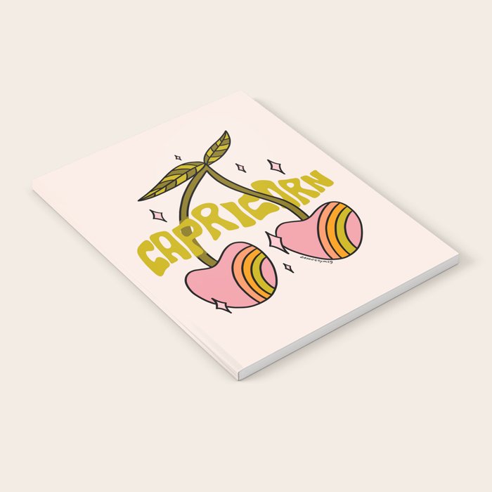 Capricorn Cherry Notebook Gallery Image 1