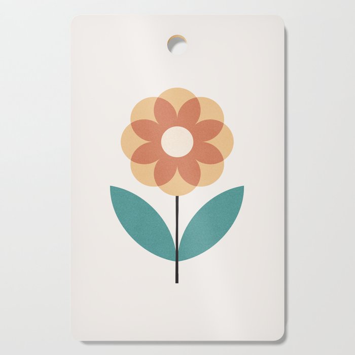 Retro Flower 2-1 Cutting Board Gallery Image 1