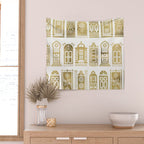Moroccan Doors - Gold Palette Wall Tapestry Gallery Image 2