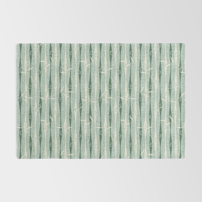 Vintage Bamboo Stripes ©studioxtine Rug Gallery Image 2
