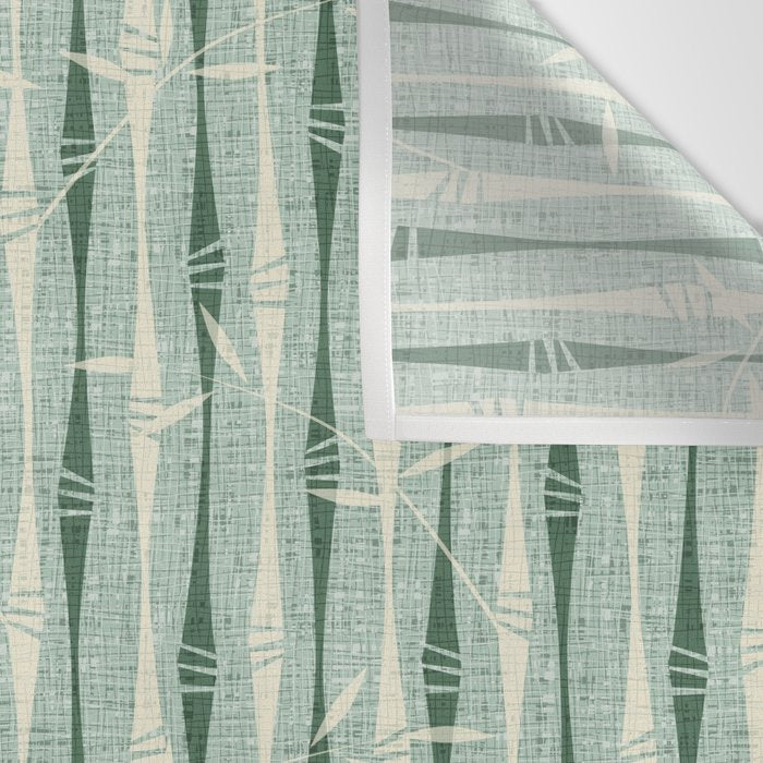 Vintage Bamboo Stripes ©studioxtine Wall Tapestry Gallery Image 3