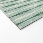 Vintage Bamboo Stripes ©studioxtine Welcome Mat Gallery Image 2