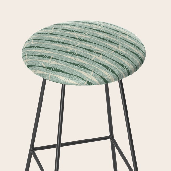 Vintage Bamboo Stripes ©studioxtine Stool Gallery Image 2