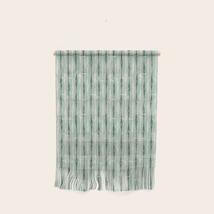 Vintage Bamboo Stripes ©studioxtine Wall Hanging Gallery Image 1
