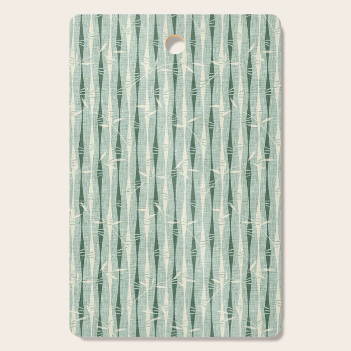 Vintage Bamboo Stripes ©studioxtine Cutting Board Gallery Image 1