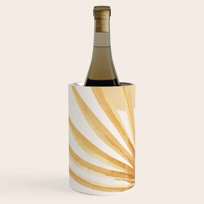 Abstract Art Tropical Leaf 14 Wine Chiller Gallery Image 1