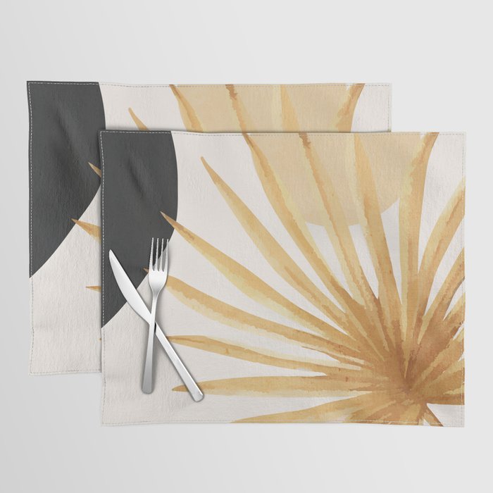 Abstract Art Tropical Leaf 14 Placemat Gallery Image 1