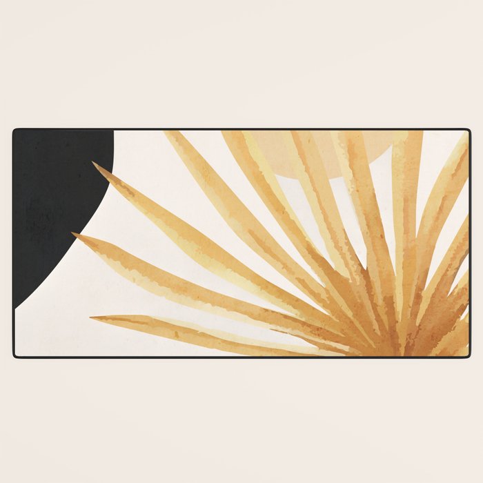 Abstract Art Tropical Leaf 14 Desk Mat Gallery Image 3