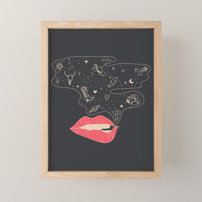 Talk Cowboy to Me Mini Art Print Gallery Image 1