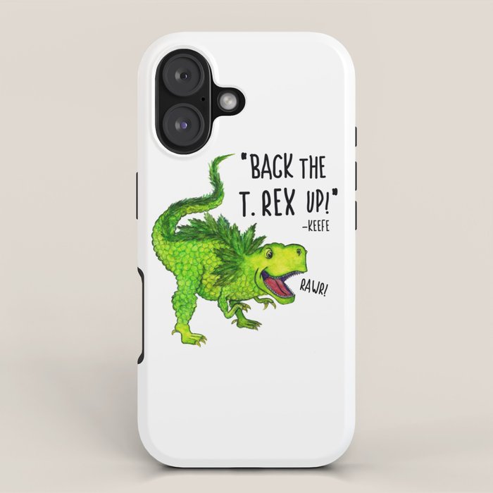 Back the T. Rex up! iPhone Case Gallery Image 1
