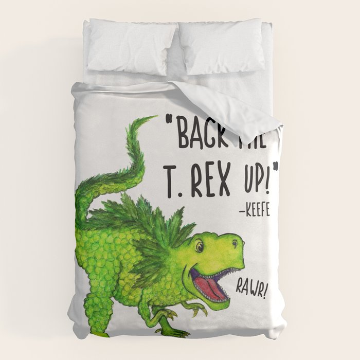 Back the T. Rex up! Duvet Cover Gallery Image 6