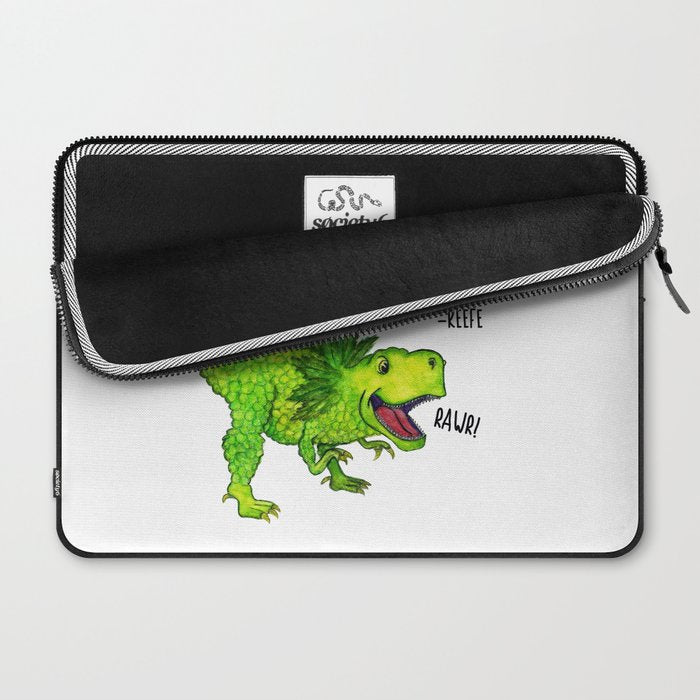 Back the T. Rex up! Laptop Sleeve Gallery Image 2
