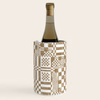 Warm Vintage Checks Wine Chiller Gallery Image 1
