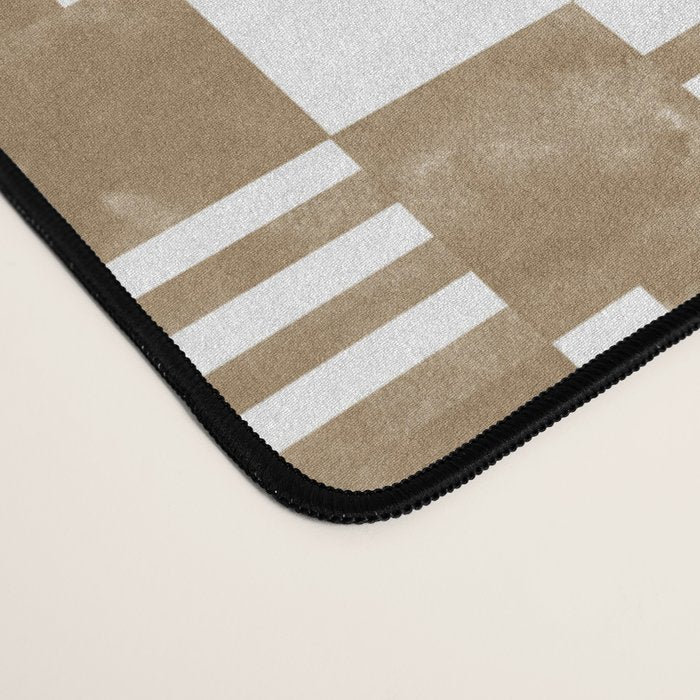 Warm Vintage Checks Desk Mat Gallery Image 4