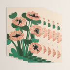 Modern Wild Poppies Wrapping Paper Gallery Image 3