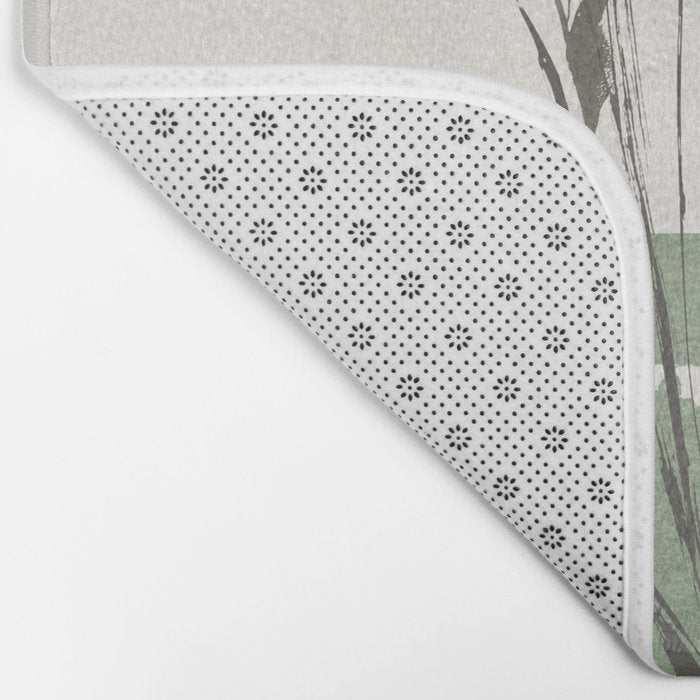 Modern Vase With Plants Bath Mat Gallery Image 2