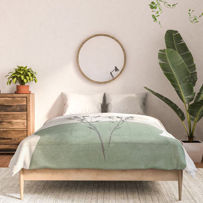 Modern Vase With Plants Comforter Gallery Image 3