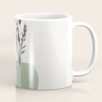 Modern Vase With Plants Coffee Mug Gallery Image 1