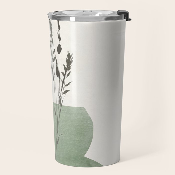 Modern Vase With Plants Travel Mug Gallery Image 2