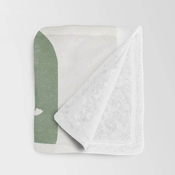 Modern Vase With Plants Throw Blanket Gallery Image 3