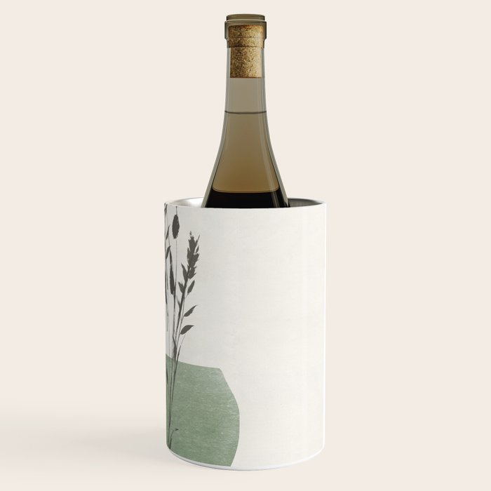 Modern Vase With Plants Wine Chiller Gallery Image 3