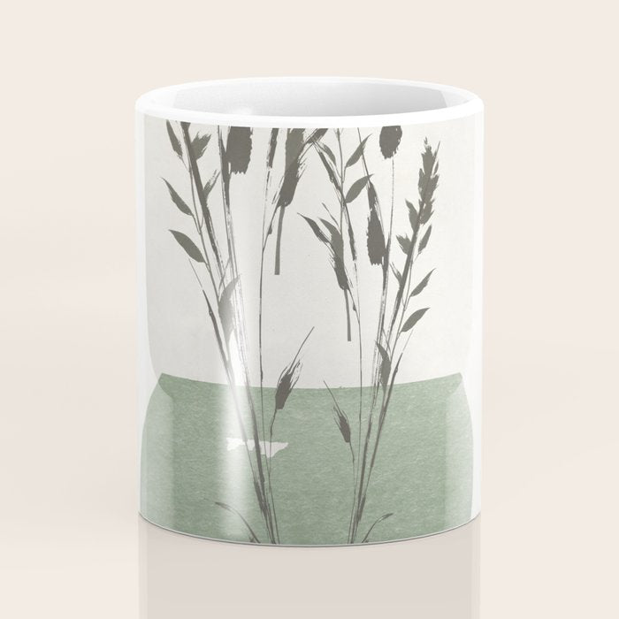 Modern Vase With Plants Coffee Mug Gallery Image 4