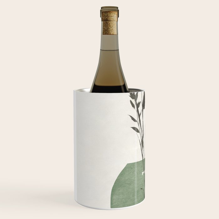 Modern Vase With Plants Wine Chiller Gallery Image 2