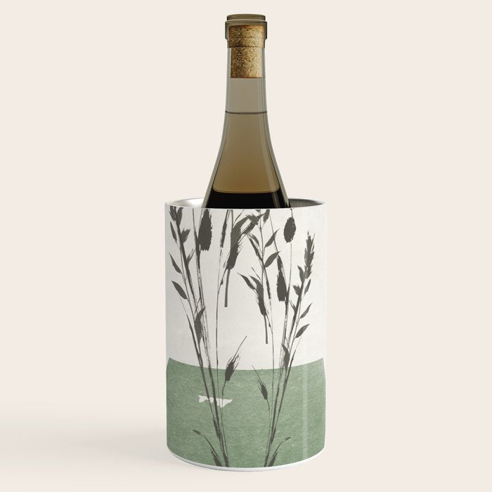 Modern Vase With Plants Wine Chiller Gallery Image 1