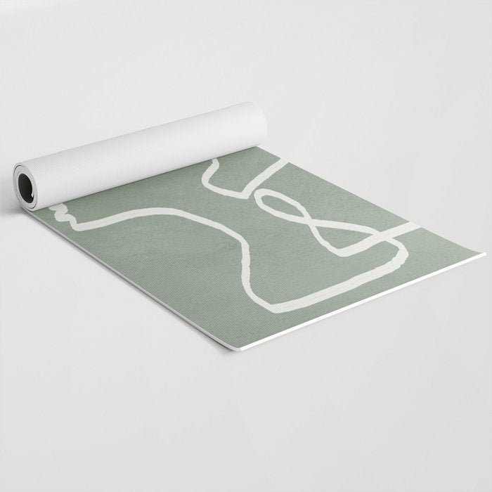 Abstract Faces Yoga Mat Gallery Image 2