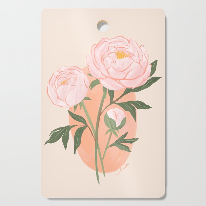 Peony Cutting Board Gallery Image 1