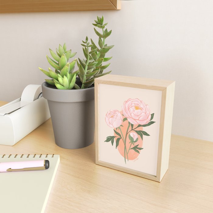 Peony Mini Art Print Gallery Image 2